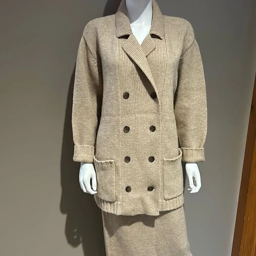 Lauren Ralph Lauren Wool Sweater Skirt Set Small